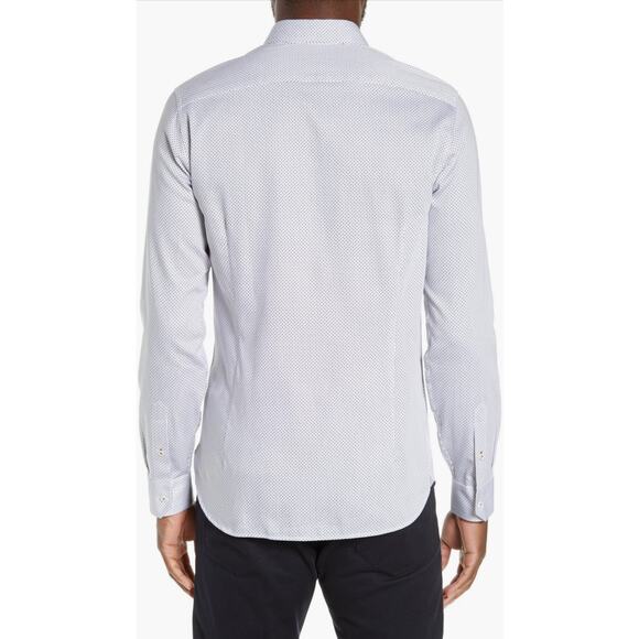 Ted Baker London Men’s Subik Slim Fit Sport Shirt  size 5 (XL) - Picture 2 of 14